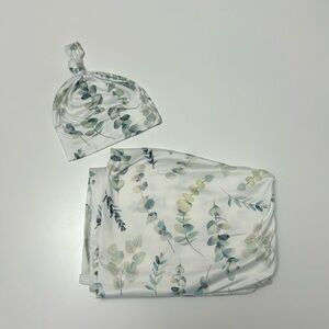 Newborn Swaddle with Hat